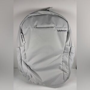 NWT Lululemon Unisex Grey Triple-Zip Backpack 28L